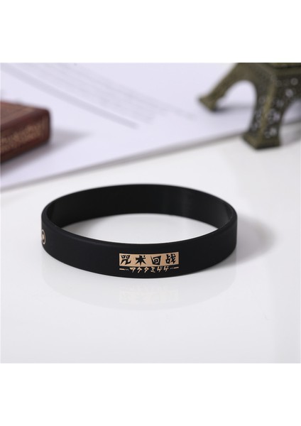 B Anime Jujutsu Kaisen Silikon Spor Bileklik Kadın En Iyi Arkadaş Kauçuk Bilezik Erkek Takı Pulsera Hediye (Yurt Dışından)
