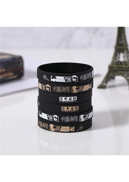 B Anime Jujutsu Kaisen Silikon Spor Bileklik Kadın En Iyi Arkadaş Kauçuk Bilezik Erkek Takı Pulsera Hediye (Yurt Dışından) fiyatları