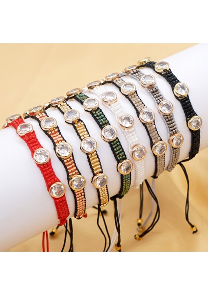 MI-B190544G GO2BOHO Miyuki Bileklik Yüksek Rhinestone Bilezik Kadınlar Için Moda Pulseras Mücevher Hediye Meksika'ya (Yurt Dışından)