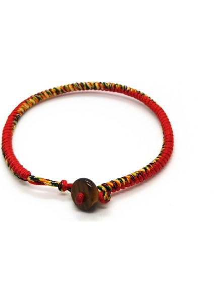 Y16-17CM Tarzı Siyah Aızhcraft 24 Renkli Budist Aşk Şanslı Kolye Tibet Bilezikler ve Bilezikler Kadınlar ve Erkekler Için El Yapımı Takı Shambhala Himalaya Hediye (Yurt Dışından)