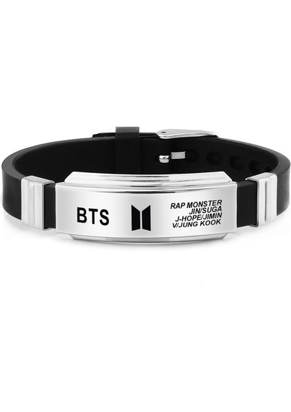 150CM Ila 250CM Stili J-Hope Punk Güney Kore Siyah Silikon Bileklik Bilezik Moda Vintage Aksesuarlar Banket Takı BTS-014 Hayranları Hediyeleri (Yurt Dışından) indirimleri