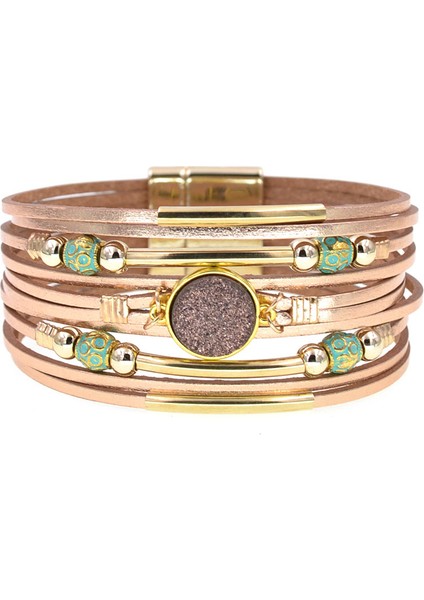 19CM Tarzı Gri Bir Wellmore Kadın Bilezikleri Bohemya Bilezikler Moda Sarma Bilezik Deri Bilezikler Kadınlar Için Takı (Yurt Dışından) indirimleri