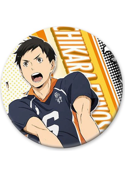 No.8 Boyutu Haikyuu Bileklik Bilezik Anime Voleybol Erkekler Harfler Silikon Bilezik Unisex Takı Aksesuarları (Yurt Dışından)