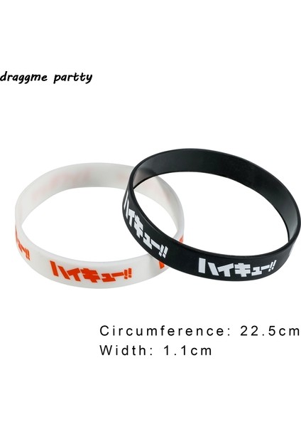 No.8 Boyutu Haikyuu Bileklik Bilezik Anime Voleybol Erkekler Harfler Silikon Bilezik Unisex Takı Aksesuarları (Yurt Dışından) fiyatları