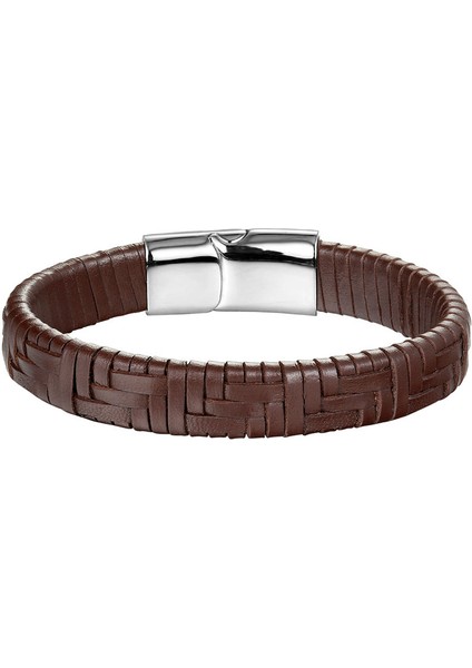 21CM Tarzı Bxg-89 Ccd Moda Gerçek Deri Bilezik Erkek Paslanmaz Çelik Bilezikler Kadın Örme Halat Zinciri Erkek Takı Hediye (Yurt Dışından) indirimleri