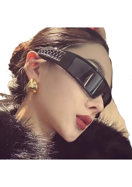 Yaz Çok Yönlü Moda Yeni Stil Hafif Lüks Kafa Bandı Güneş Gözlüğü Kadınlar Için Yüksek Kaliteli Şık Fotoğraf Çekimi Içbükey Şekilli Güneş Gözlüğü Anti-Ultraviyole (Yurt Dışından) fiyatları