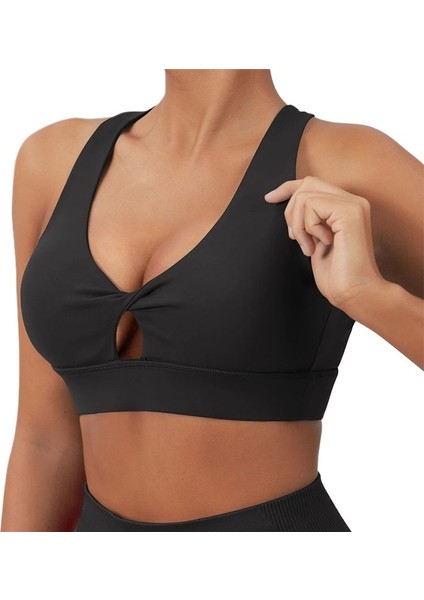 Sabit Göğüs Pedleri ve Güzel Sırt ile Kadınlar Için Yazlık Karın Kontrol Spor Sutyeni, Yüksek Mukavemetli Fitness Büyük Beden Sutyen (Yurt Dışından)