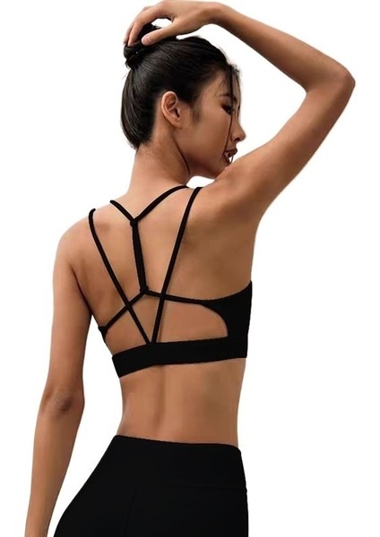 Yazlık Yelek Yoga Kıyafetleri Kadın Ince Askılı Göğüs Pedi Spor Sutyeni Yelek Spor Iç Çamaşırı Çapraz Toplama (Yurt Dışından) fiyatları