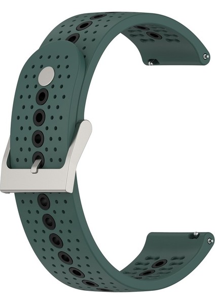 Silikon Nefes Izle Samsung Galaxy Izle Için Saat 4 Klasik 42MM Gri + Siyah (Yurt Dışından)