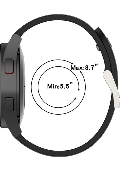 Silikon Nefes Izle Samsung Galaxy Izle Için Saat 4 Klasik 42MM Gri + Siyah (Yurt Dışından) fırsatları