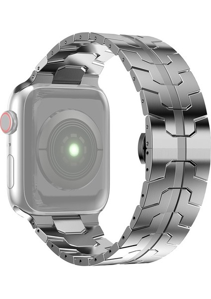 Apple Saat 7 41 Mm. - 6 & Se & 5 & 4 40 Mm. - 3 & 2 ve 1 38 Mm. Gümüş Kayış (Yurt Dışından)
