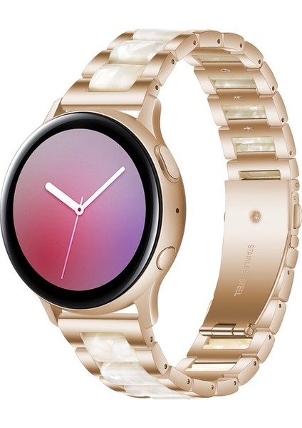 Metal 3 Boncuklar - Huawei Için Reçine Kayışı Gt 3 42 Mm. - Gt 2 42 Mm. Altın Beyaz (Yurt Dışından) modelleri