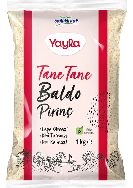 Tane Tane Baldo Pirinç 1 kg