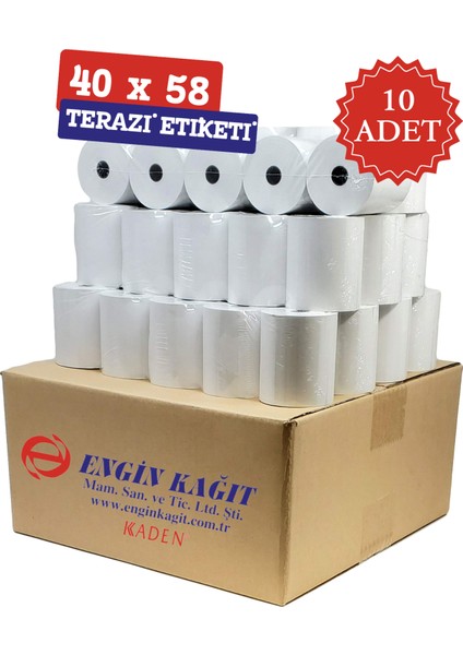 40X58 Terazi Etiketi 10LU Paket fiyatları