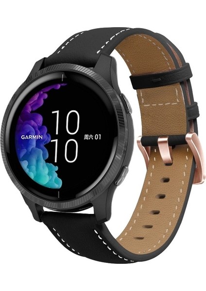 Huawei Watch Gt5 41MM Için Gül Altın Tokalı Deri Kayış (Yurt Dışından)