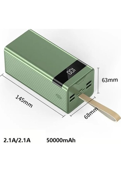 Ensiga Solar 50.000 Mah Hızlı Şarj Powerbank LED Ekran Göstergeli Işıklı Batarya Şarj Aleti fırsatları