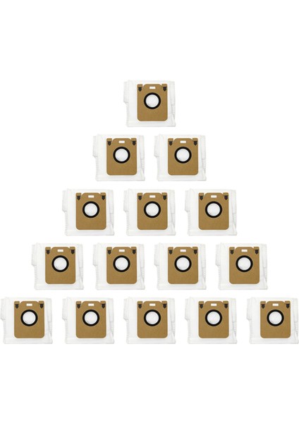 Xiaomi Dreame Bot D10 Plus RLS3D Elektrikli Süpürge Yedek Parça Aksesuarları Için 15 Adet Toz Torbası (Yurt Dışından)