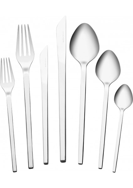 Elegance Monolith Platin 12 Kişilik 84 Parça Çatal Kaşık Bıçak Takımı modelleri