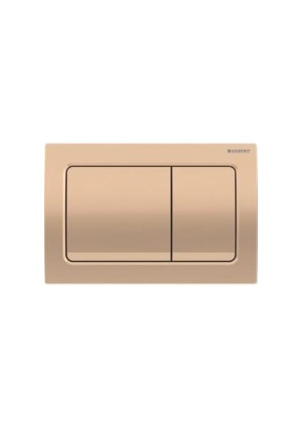 Geberit ALPHA30 115.055.QA.1 Kumanda Paneli, Çift Basmalı, Bronz Mat