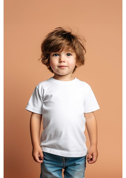 %100 Pamuk Erkek Çocuk Regular Kısa Kollu T-Shirt
