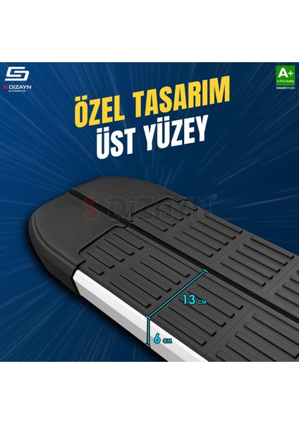 Ford Tourneo Custom 2 Kısa Şase S-Line Aluminyum Yan Basamak 223 cm 2023 Üzeri