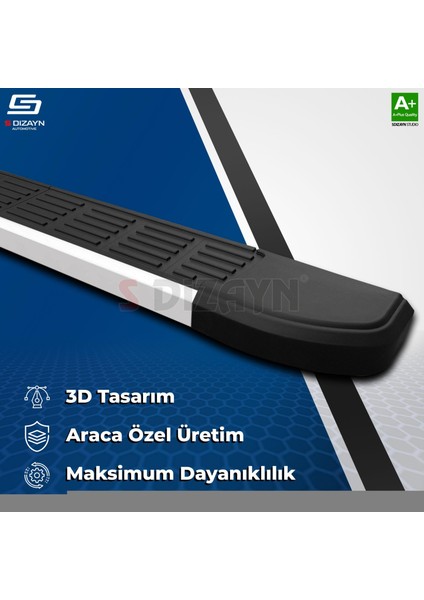 Ford Tourneo Custom 2 Kısa Şase S-Line Aluminyum Yan Basamak 223 cm 2023 Üzeri