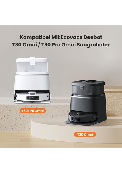 Ecovacs Deebot T30 Omni / T30 Pro Omni Robot Süpürge Yedek Parçaları Için Aksesuar Seti Mendiller ve Toz Torbaları (Yurt Dışından)