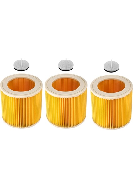 Karcher Wd Wd2 Wd3 Wd1 Mv3 Mv2 Elektrikli Süpürge Parçaları WD2250 WD3.200 WD3.300 Için 3 Adet Hepa Filtre (Yurt Dışından)