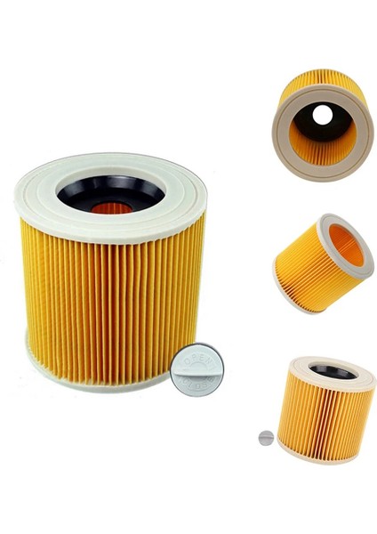 Karcher Wd Wd2 Wd3 Wd1 Mv3 Mv2 Elektrikli Süpürge Parçaları WD2250 WD3.200 WD3.300 Için 3 Adet Hepa Filtre (Yurt Dışından)