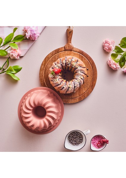 Ekin Dilimli Silkon Kek Kalıbı