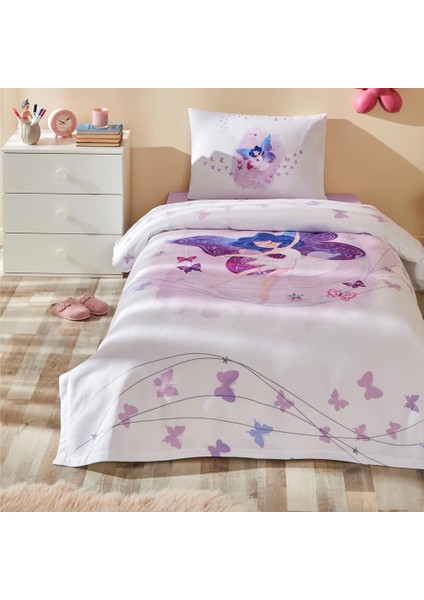 Tek Kişilik Ranforce Pike Takımı Fairies Lila