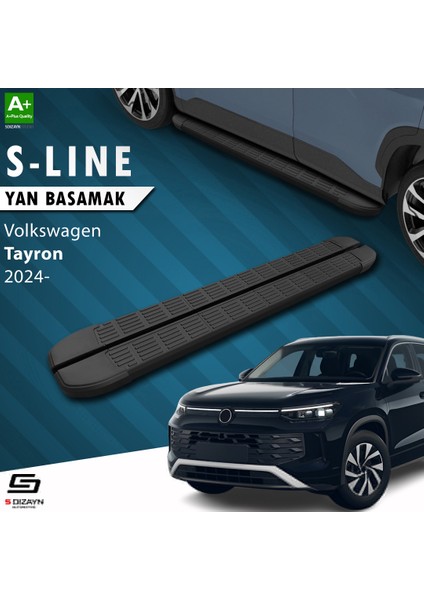 Vw Tayron 2 S-Line Siyah Yan Basamak 193 cm 2024 Üzeri