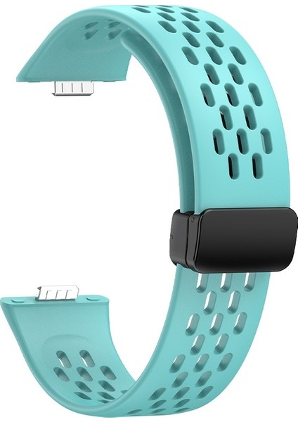 Huawei Watch Fit3 Için Delikli Manyetik Toka Silikon Kayış (Yurt Dışından) fırsatları