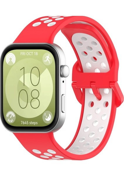 Huawei Watch Fit 3 Için Iki Renkli Silikon Watch Band (Yurt Dışından)