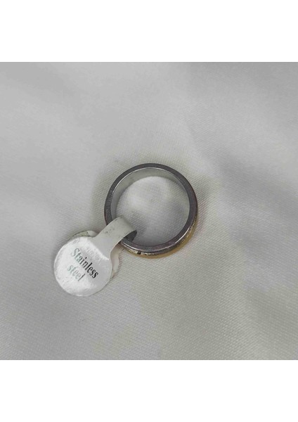 18 Size Şerit Gold Çelik Erkek Yüzük fırsatları