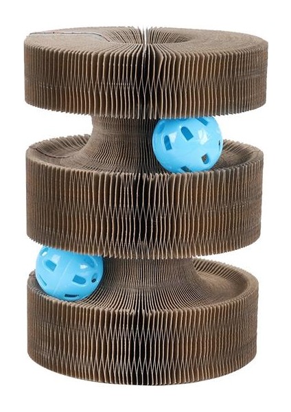 Akordiyon Karton Kedi Tırmalama 20x6.5x8 cm Kemer Köprüsü modelleri