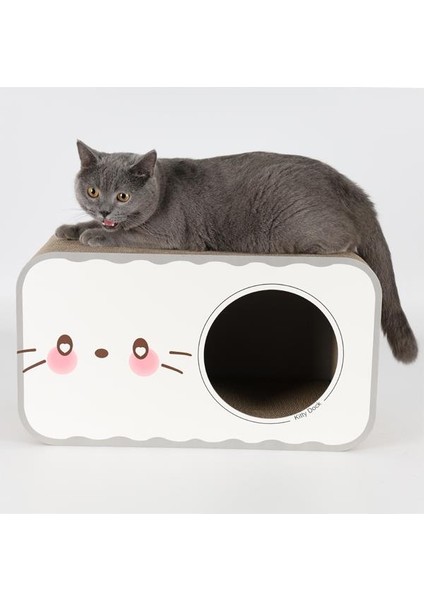 Kutu Karton Kedi Tırmalama 55X25X30 cm Bulut