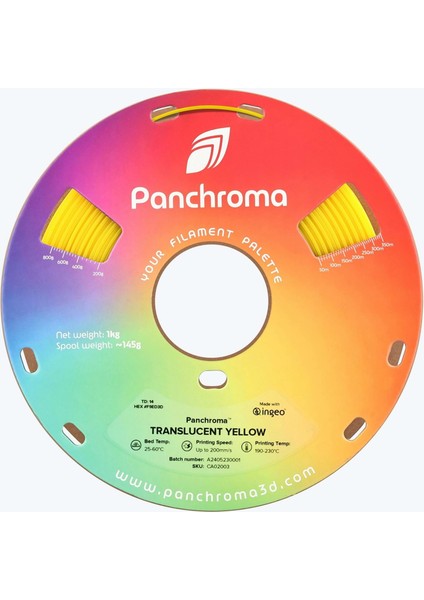 Pla Translucent Filament Sarı