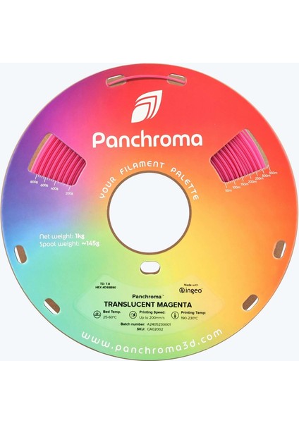 Pla Translucent Filament Macenta fiyatları