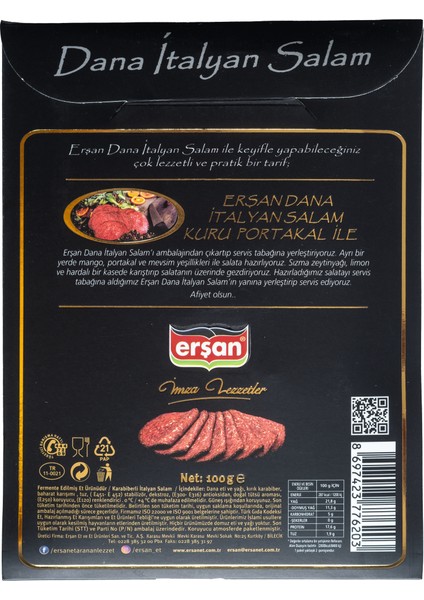 Dana İtalyan Salam 100 gr modelleri