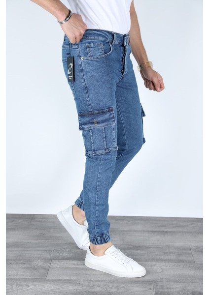 Kargo Cepli Erkek Kot Pantolon