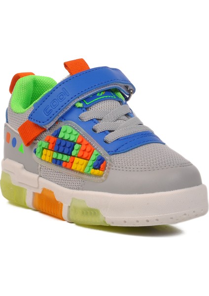 Gri Hafif Çocuk Spor Ayakkabı Legos P