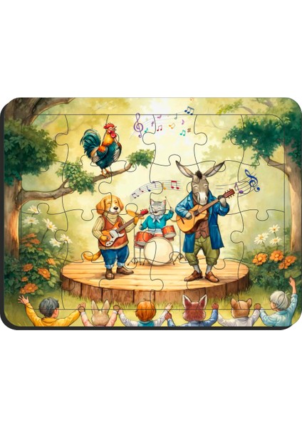Ultra Basım Çocuklar Için Eğitici & Öğretici Ahşap Puzzle Yapboz 2 Adet 24 Parça Ahşap Puzzle Yapboz modelleri