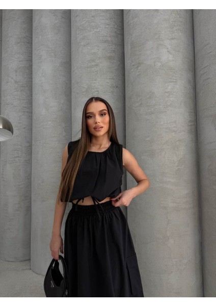 Ithal Terikoton Kumaş Crop Bluz fiyatları