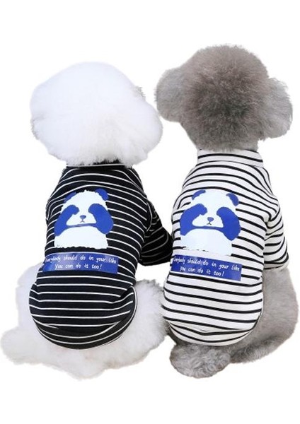 Panda Çizgili Köpek Kazağı Beyaz Xl fiyatları