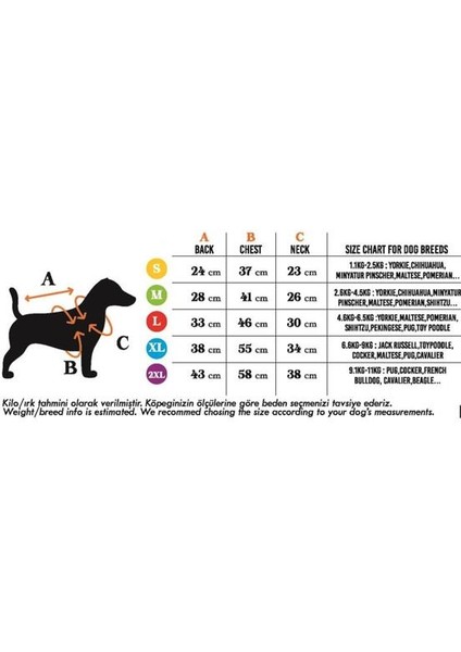 Bruch Desenli Köpek Kıyafeti Mavi M modelleri