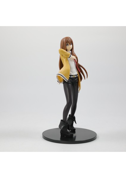 Yeni Steins;gate Makise Kurisu Asistan Güzel Kız Figürü Masaüstü Çantası Trend Oyun Süsü Modeli (Yurt Dışından)