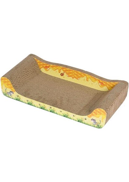 Büyük Taht Şekilli Karton Kedi Tırmalama 60x30x12 cm