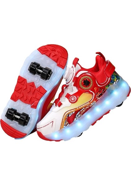 Dört Tekerlekli Rampage Mesh Çocuk Spor Paten Kasnağı Ayakkabı (Yurt Dışından)