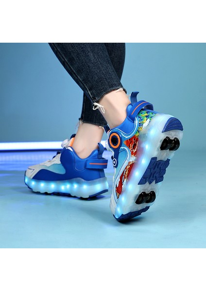 Dört Tekerlekli Rampage Mesh Çocuk Spor Paten Kasnağı Ayakkabı (Yurt Dışından) fiyatları